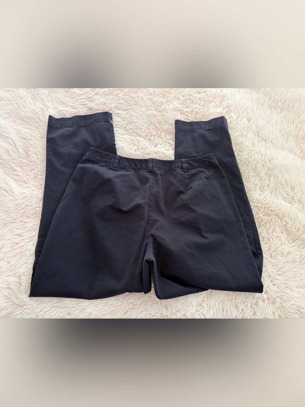 Christopher & Banks Black Straight-Leg Pants - Picture 2 of 3